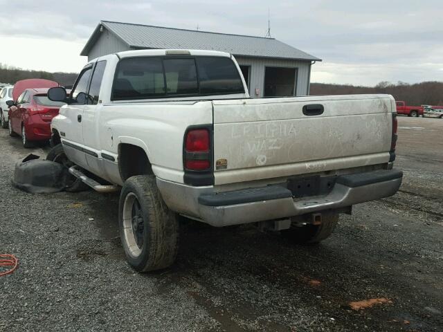 3B7KF2361XG182560 - 1999 DODGE RAM 2500 WHITE photo 3