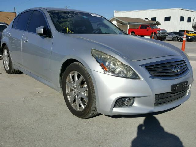 JN1CV6AP5AM404941 - 2010 INFINITI G37 BASE SILVER photo 1