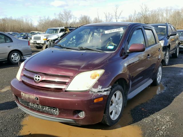 JTKKT624950094933 - 2005 TOYOTA SCION XA BURGUNDY photo 2