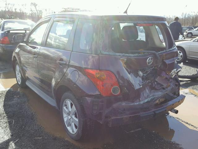 JTKKT624950094933 - 2005 TOYOTA SCION XA BURGUNDY photo 3