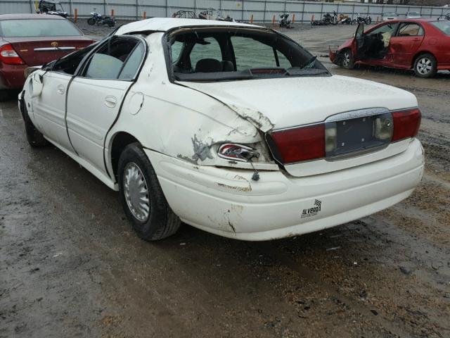 1G4HP54K924141910 - 2002 BUICK LESABRE CU WHITE photo 3