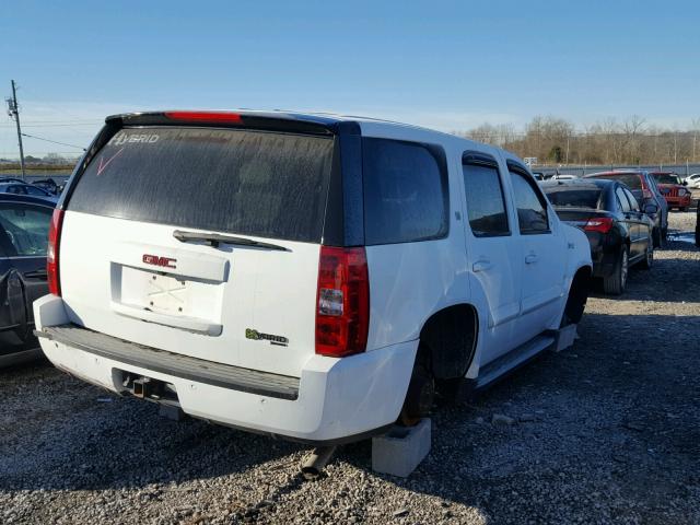 1GKFC13529R175832 - 2009 GMC YUKON HYBR WHITE photo 4