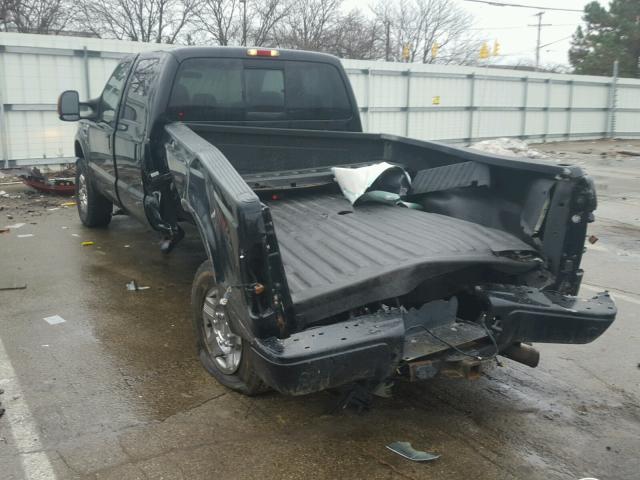 1FTSW21R88EB23222 - 2008 FORD F250 SUPER BLACK photo 3