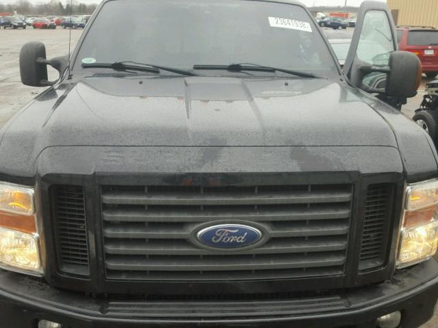 1FTSW21R88EB23222 - 2008 FORD F250 SUPER BLACK photo 7