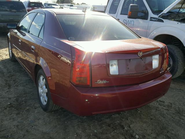 1G6DM57TX60154049 - 2006 CADILLAC CTS RED photo 3