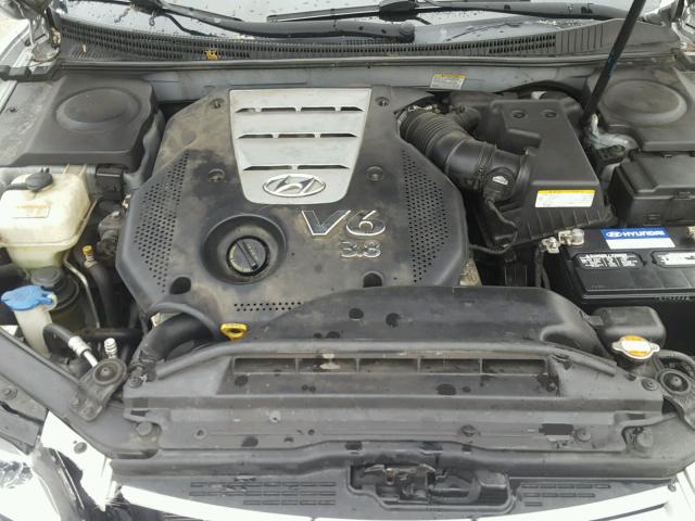 KMHFC46F37A212086 - 2007 HYUNDAI AZERA SE SILVER photo 7