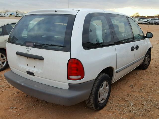 2B4FP25B7YR878843 - 2000 DODGE CARAVAN WHITE photo 4