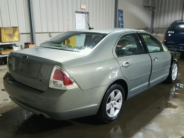 3FAHP07119R156080 - 2009 FORD FUSION SE GREEN photo 4