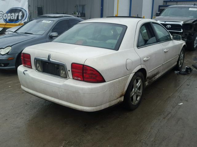 1LNHM87A41Y678561 - 2001 LINCOLN LS WHITE photo 4