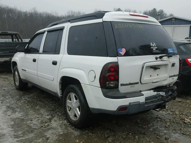 1GNET16S936212786 - 2003 CHEVROLET TRAILBLAZE WHITE photo 3