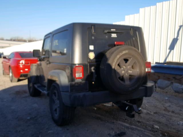 1J4FA24158L637329 - 2008 JEEP WRANGLER X BLACK photo 3