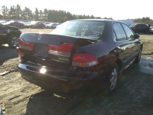 1HGCG56621A058142 - 2001 HONDA ACCORD EX BLACK photo 4