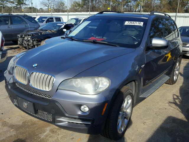 5UXFE83538L160321 - 2008 BMW X5 4.8I GRAY photo 2