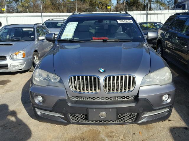 5UXFE83538L160321 - 2008 BMW X5 4.8I GRAY photo 9