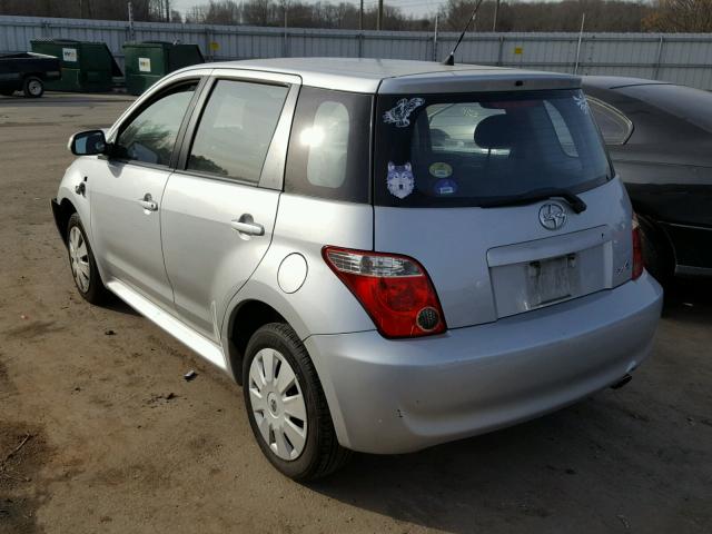 JTKKT624260167125 - 2006 TOYOTA SCION XA SILVER photo 3