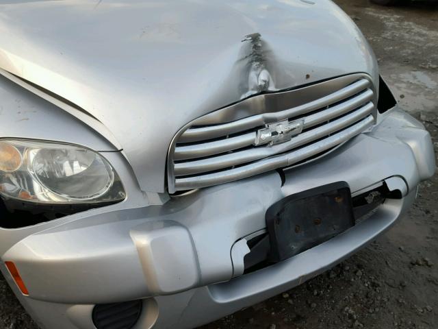 3GNCA13B39S524608 - 2009 CHEVROLET HHR LS SILVER photo 9