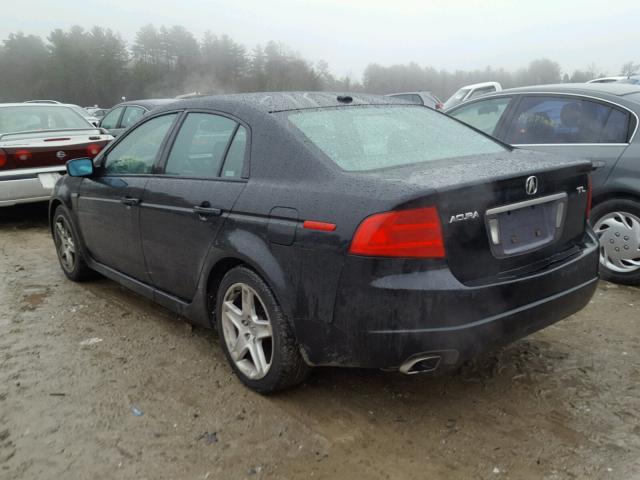 19UUA65525A024017 - 2005 ACURA TL BLACK photo 3