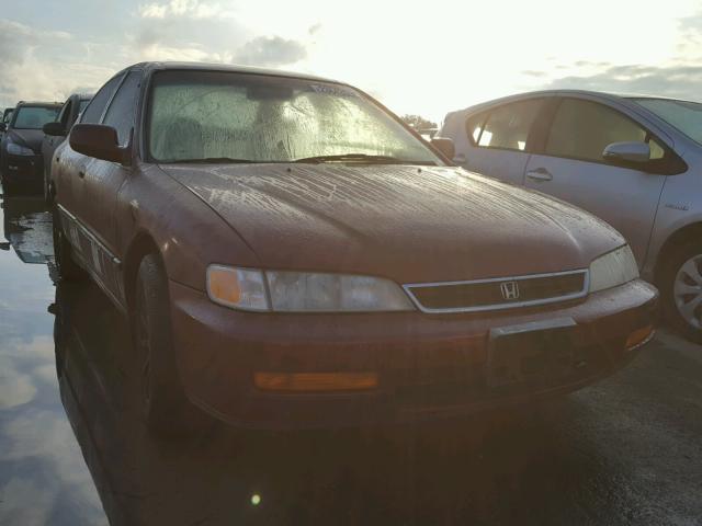 1HGCD5637VA228709 - 1997 HONDA ACCORD LX RED photo 1