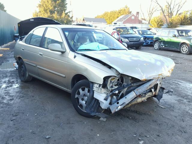 3N1CB51D91L451652 - 2001 NISSAN SENTRA XE GOLD photo 1