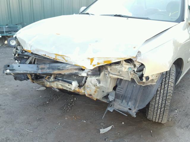 3N1CB51D91L451652 - 2001 NISSAN SENTRA XE GOLD photo 9