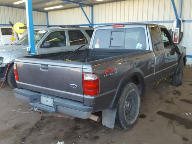 1FTZR45E45PA48835 - 2005 FORD RANGER SUP GRAY photo 4