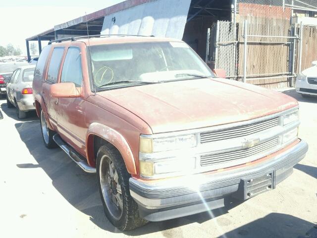 1GNEC13R9TJ356983 - 1996 CHEVROLET TAHOE C150 ORANGE photo 1