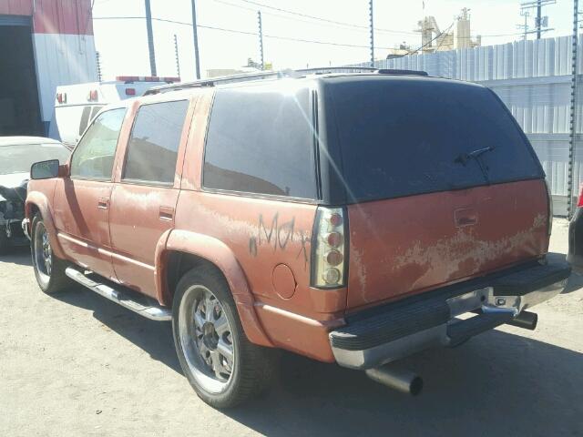 1GNEC13R9TJ356983 - 1996 CHEVROLET TAHOE C150 ORANGE photo 3