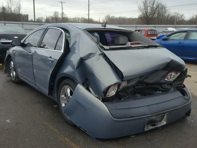 1G1ZH57B38F176496 - 2008 CHEVROLET MALIBU 1LT 蓝色 照片 3