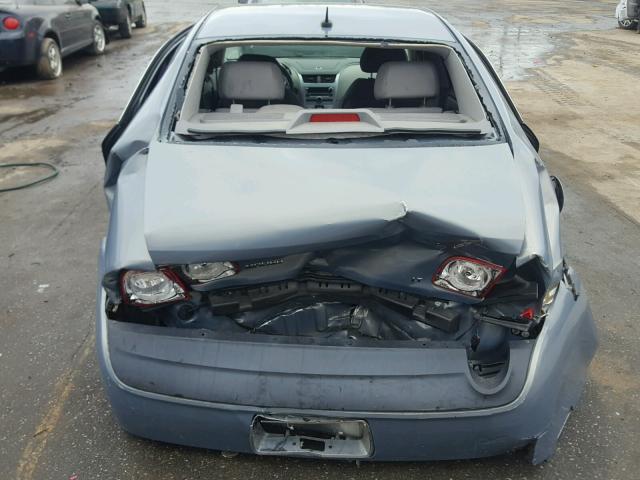 1G1ZH57B38F176496 - 2008 CHEVROLET MALIBU 1LT 蓝色 照片 9