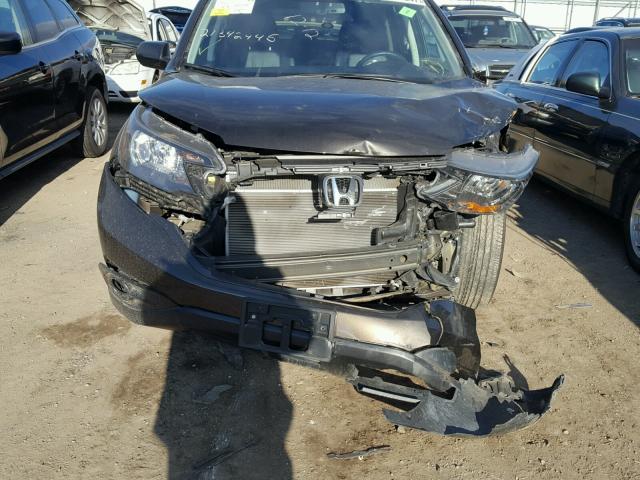 5J6RM4H76DL063820 - 2013 HONDA CR-V EXL BLACK photo 9