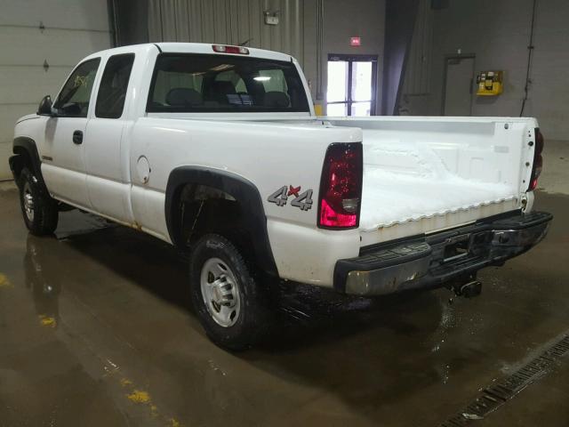 1GCHK29U26E174789 - 2006 CHEVROLET SILVERADO WHITE photo 3