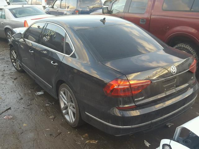1VWDT7A37HC018206 - 2017 VOLKSWAGEN PASSAT R-L BLACK photo 3
