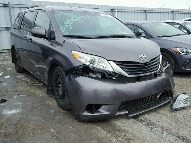 5TDKK3DC7DS352021 - 2013 TOYOTA SIENNA LE GRAY photo 1