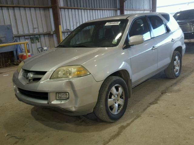 2HNYD18274H532974 - 2004 ACURA MDX SILVER photo 2