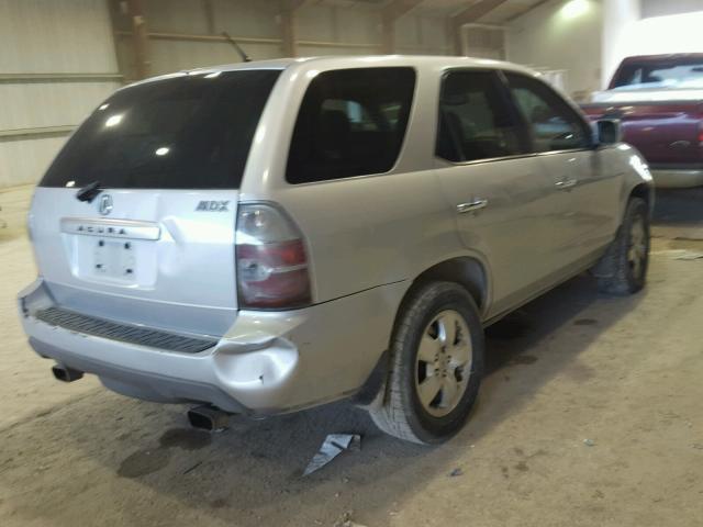 2HNYD18274H532974 - 2004 ACURA MDX SILVER photo 4