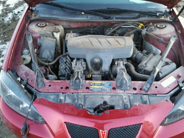 2G2WP552881166381 - 2008 PONTIAC GRAND PRIX RED photo 7