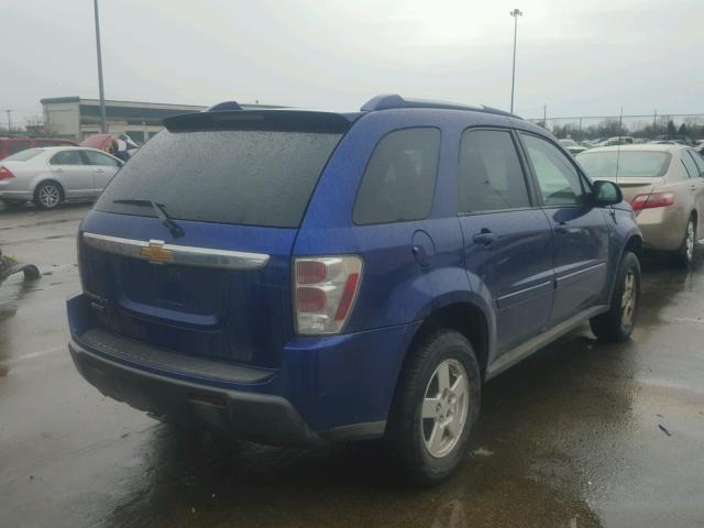 2CNDL63F766117596 - 2006 CHEVROLET EQUINOX LT BLUE photo 4