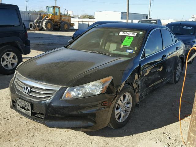 1HGCP2F66BA101901 - 2011 HONDA ACCORD SE BLACK photo 2