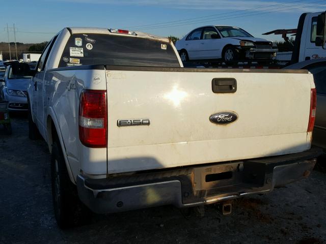 1FTPX14516NA32165 - 2006 FORD F150 WHITE photo 3