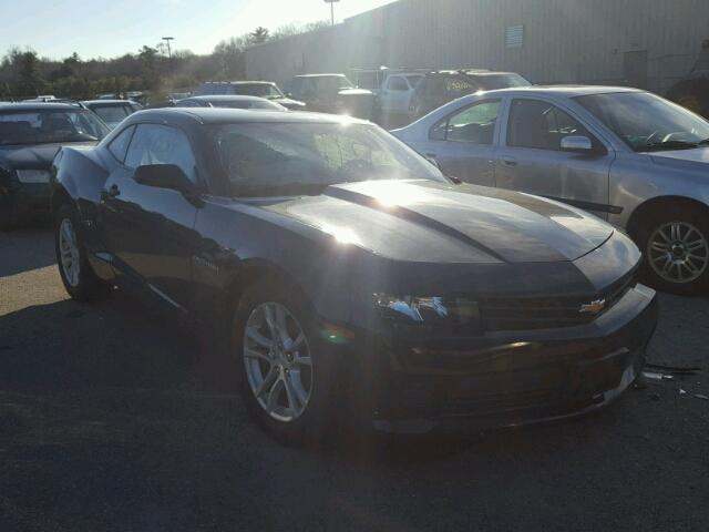 2G1FA1E37E9124093 - 2014 CHEVROLET CAMARO LS BLACK photo 1