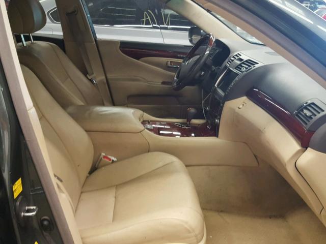 JTHBL46F075012115 - 2007 LEXUS LS 460 GREEN photo 5