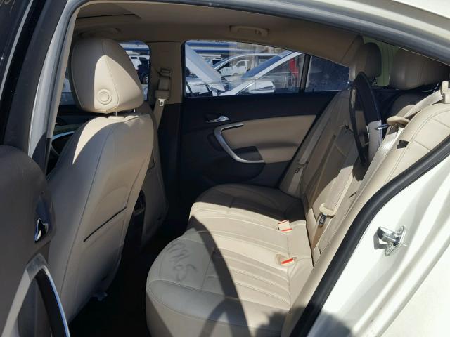 2G4GK5EX9F9289093 - 2015 BUICK REGAL WHITE photo 6