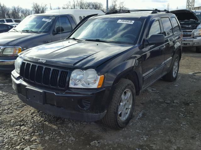 1J8GR48K47C667608 - 2007 JEEP GRAND CHER BLACK photo 2