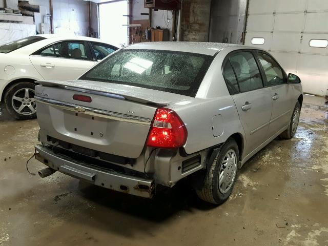 1G1ZT58F47F239524 - 2007 CHEVROLET MALIBU LT SILVER photo 4