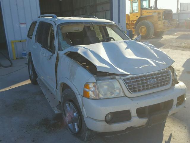 1FMDU85W63ZA30438 - 2003 FORD EXPLORER L WHITE photo 1