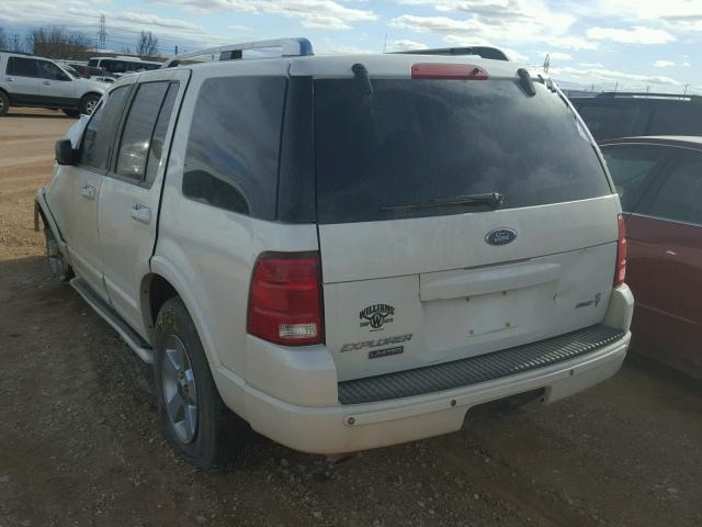 1FMDU85W63ZA30438 - 2003 FORD EXPLORER L WHITE photo 3