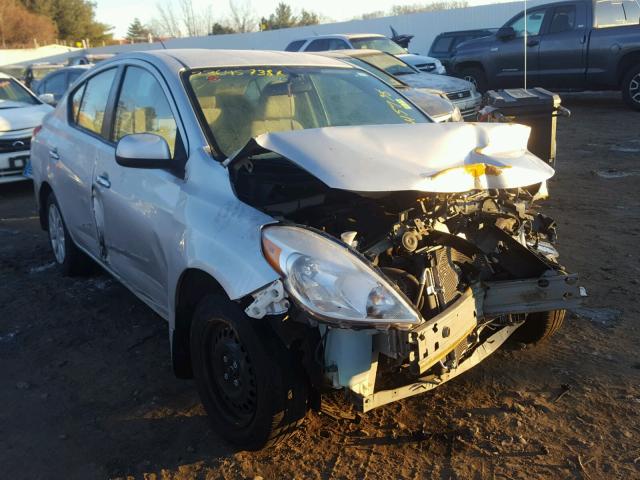 3N1CN7APXCL872697 - 2012 NISSAN VERSA S SILVER photo 1