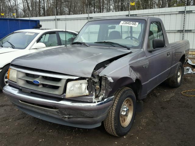 1FTCR10A5SPA63042 - 1995 FORD RANGER GRAY photo 2