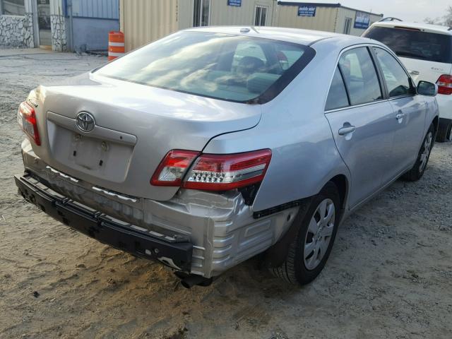 4T1BF3EK3BU190659 - 2011 TOYOTA CAMRY BASE SILVER photo 4