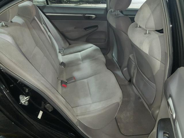 19XFA168X9E029147 - 2009 HONDA CIVIC EX შავი ფოტო 6